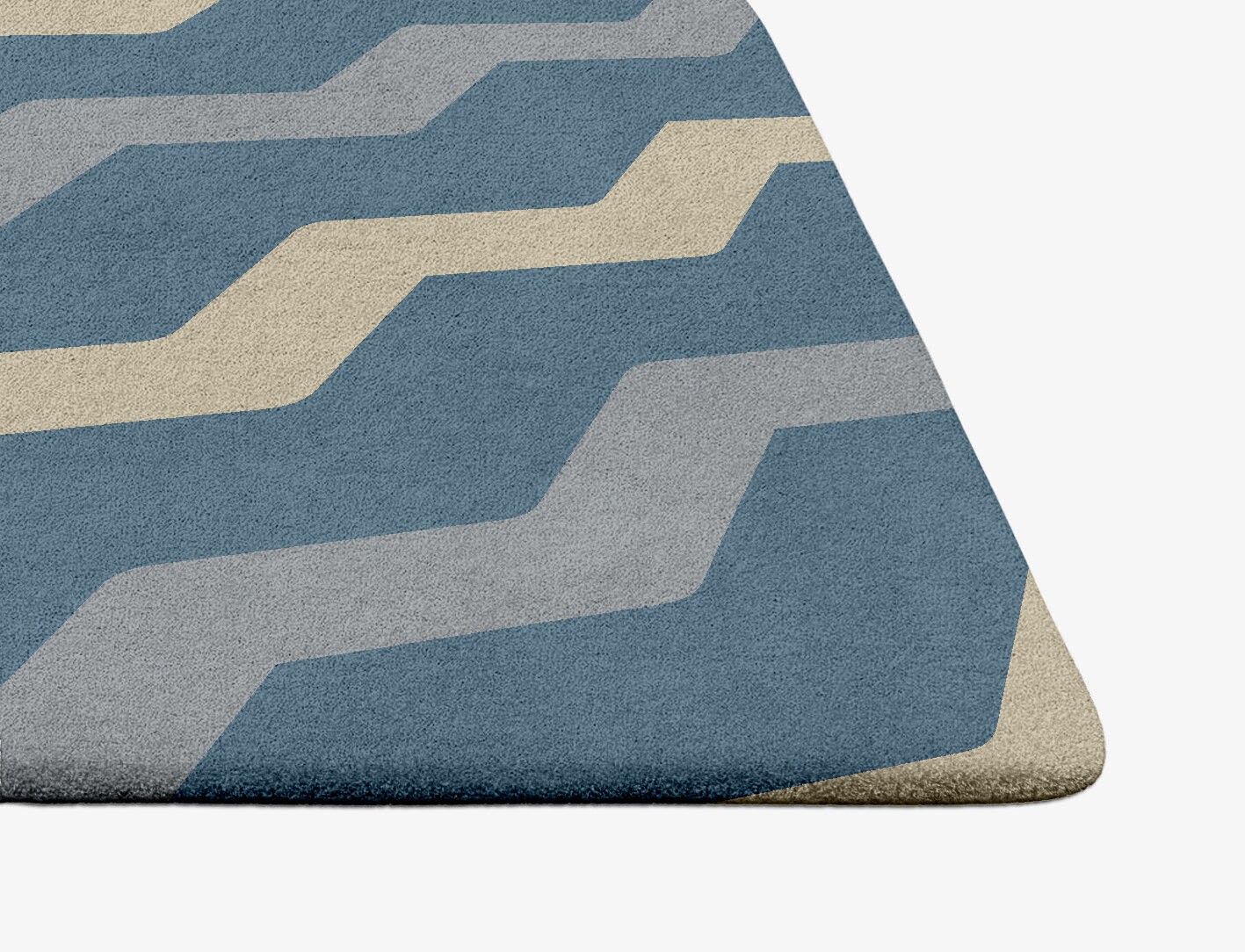 Urge Minimalist Ogee Hand Tufted Pure Wool Custom Rug by Rug Artisan