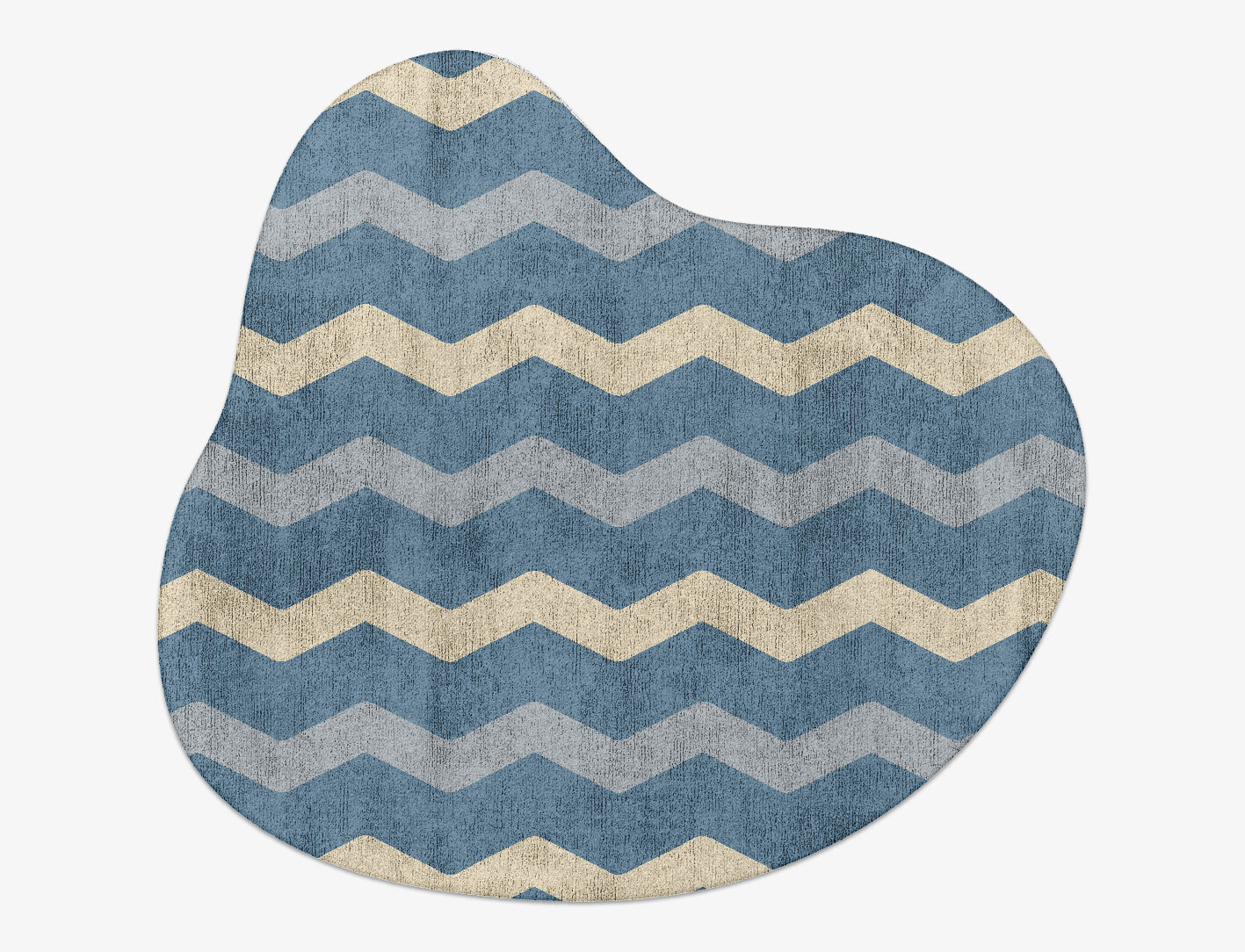 Urge Minimalist Splash Hand Tufted Bamboo Silk Custom Rug by Rug Artisan