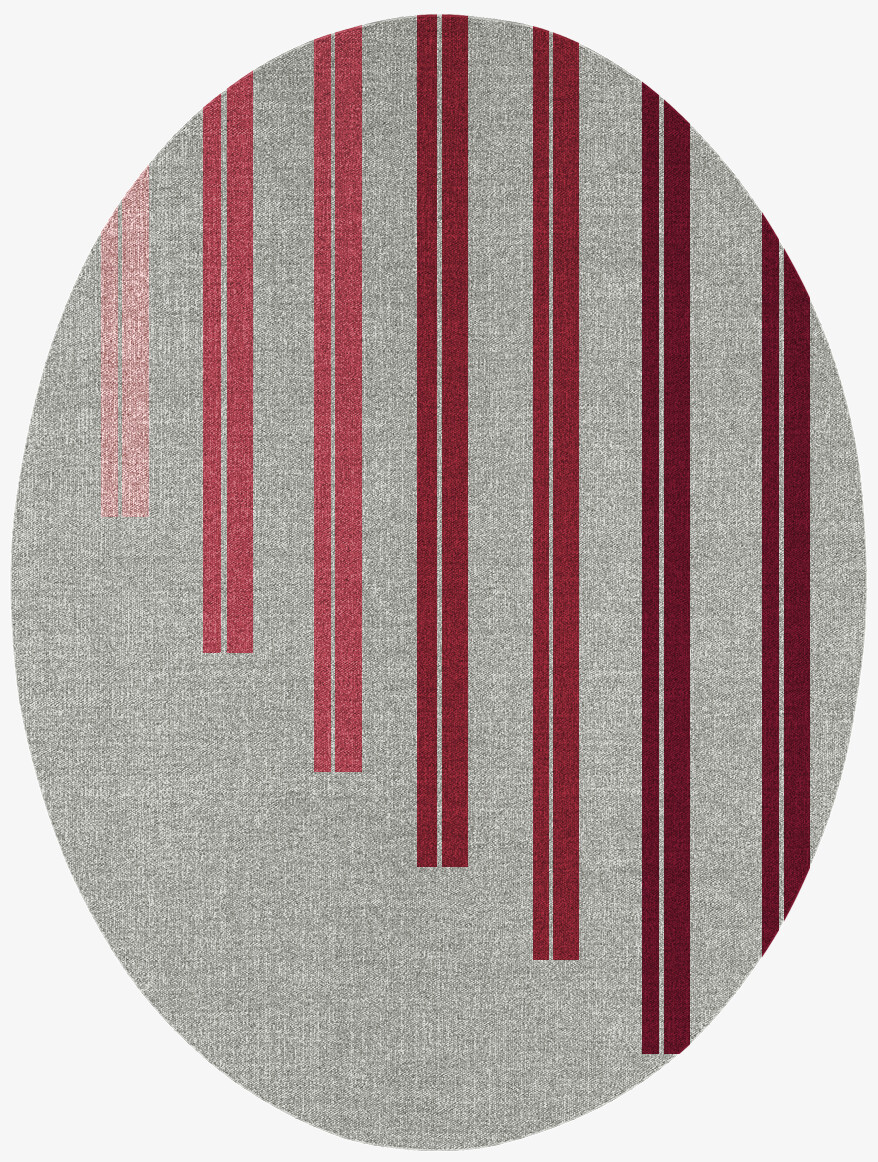 Ursa Geometric Oval Outdoor Recycled Yarn Custom Rug by Rug Artisan