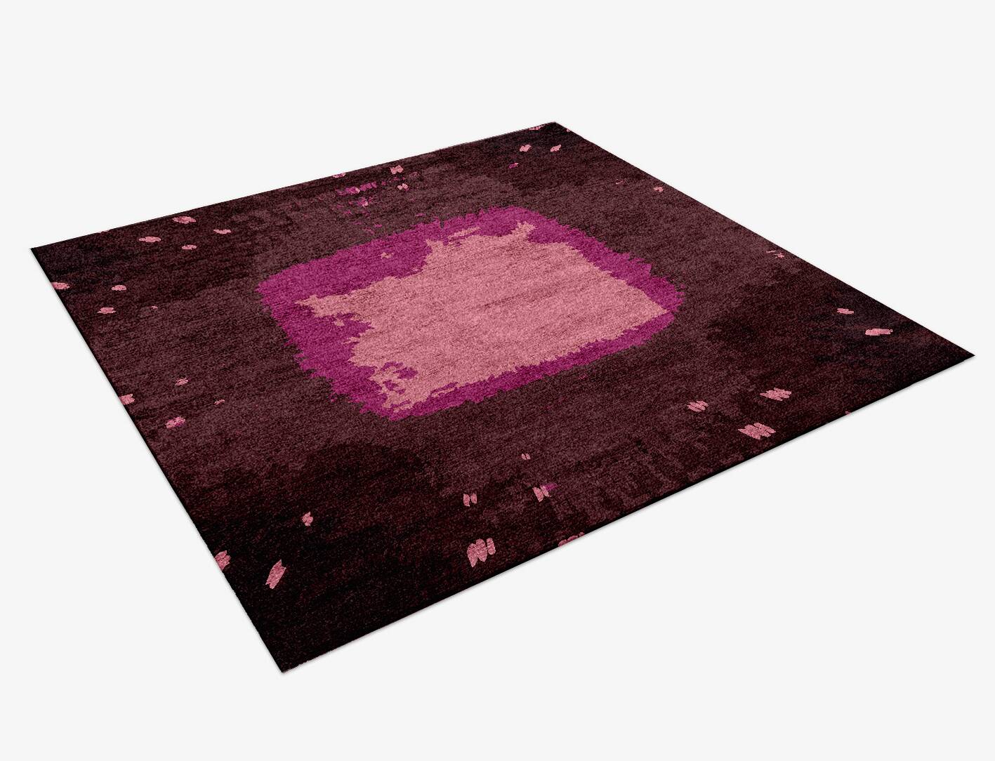 Utopia Abstract Square Hand Knotted Bamboo Silk Custom Rug by Rug Artisan