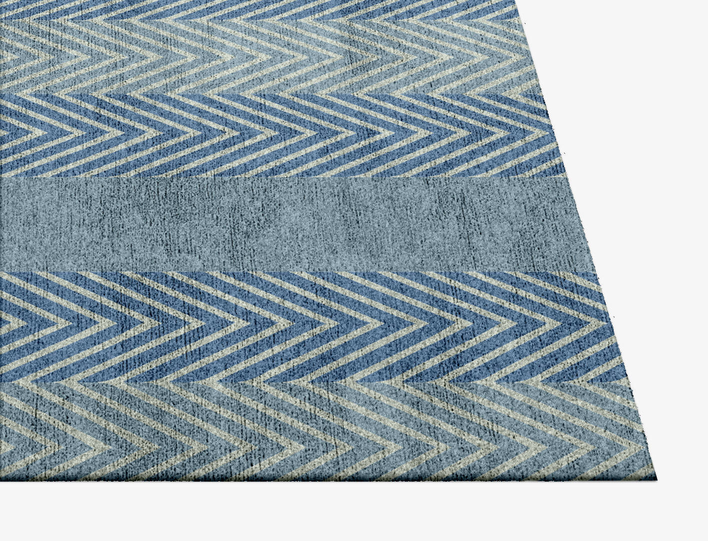 Velocity Flatweaves Square Hand Knotted Bamboo Silk Custom Rug by Rug Artisan