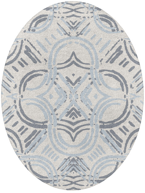 Venus Batik Oval Hand Tufted Pure Wool Custom Rug by Rug Artisan