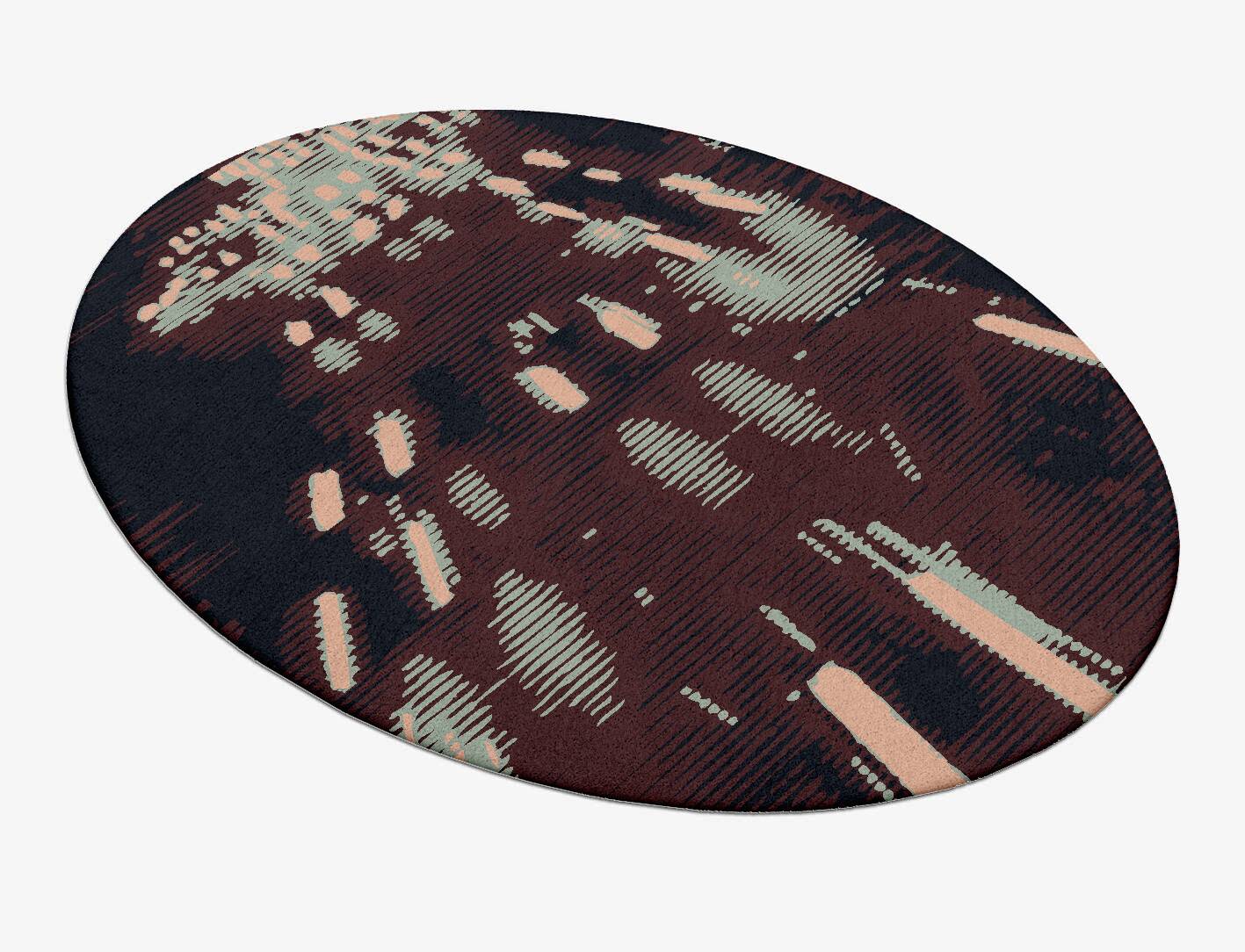 Verve Abstract Oval Hand Tufted Pure Wool Custom Rug by Rug Artisan
