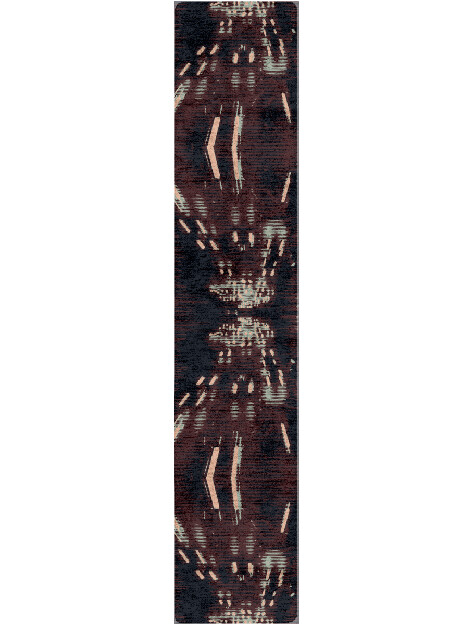 Verve Abstract Runner Hand Tufted Bamboo Silk Custom Rug by Rug Artisan