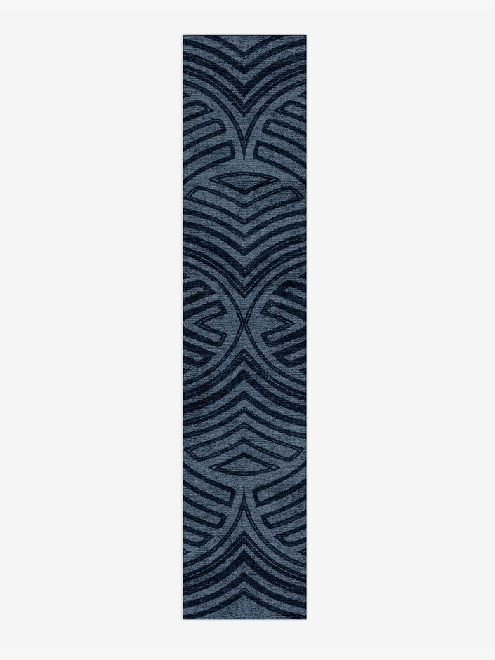Veyra Batik Runner Hand Knotted Bamboo Silk Custom Rug by Rug Artisan