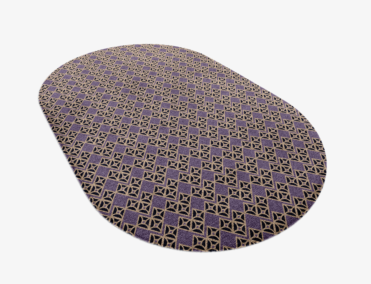Vic Geometric Capsule Hand Knotted Tibetan Wool Custom Rug by Rug Artisan