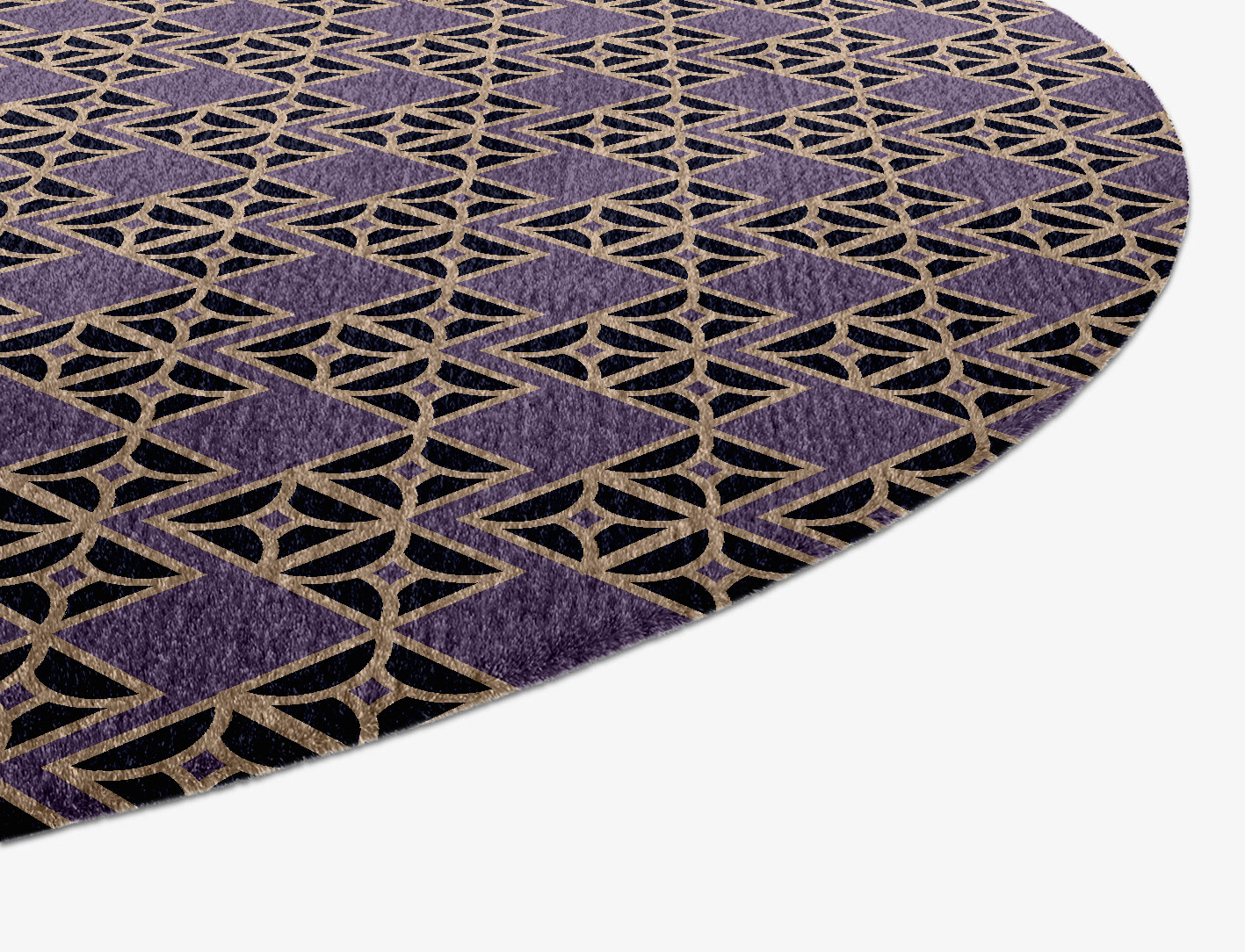 Vic Geometric Capsule Hand Knotted Tibetan Wool Custom Rug by Rug Artisan