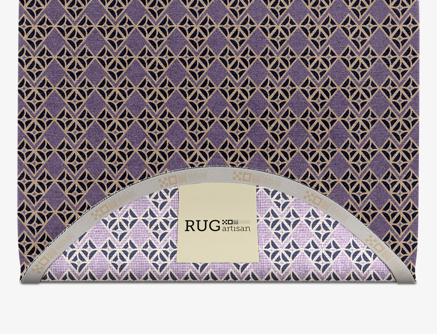 Vic Geometric Capsule Hand Knotted Tibetan Wool Custom Rug by Rug Artisan