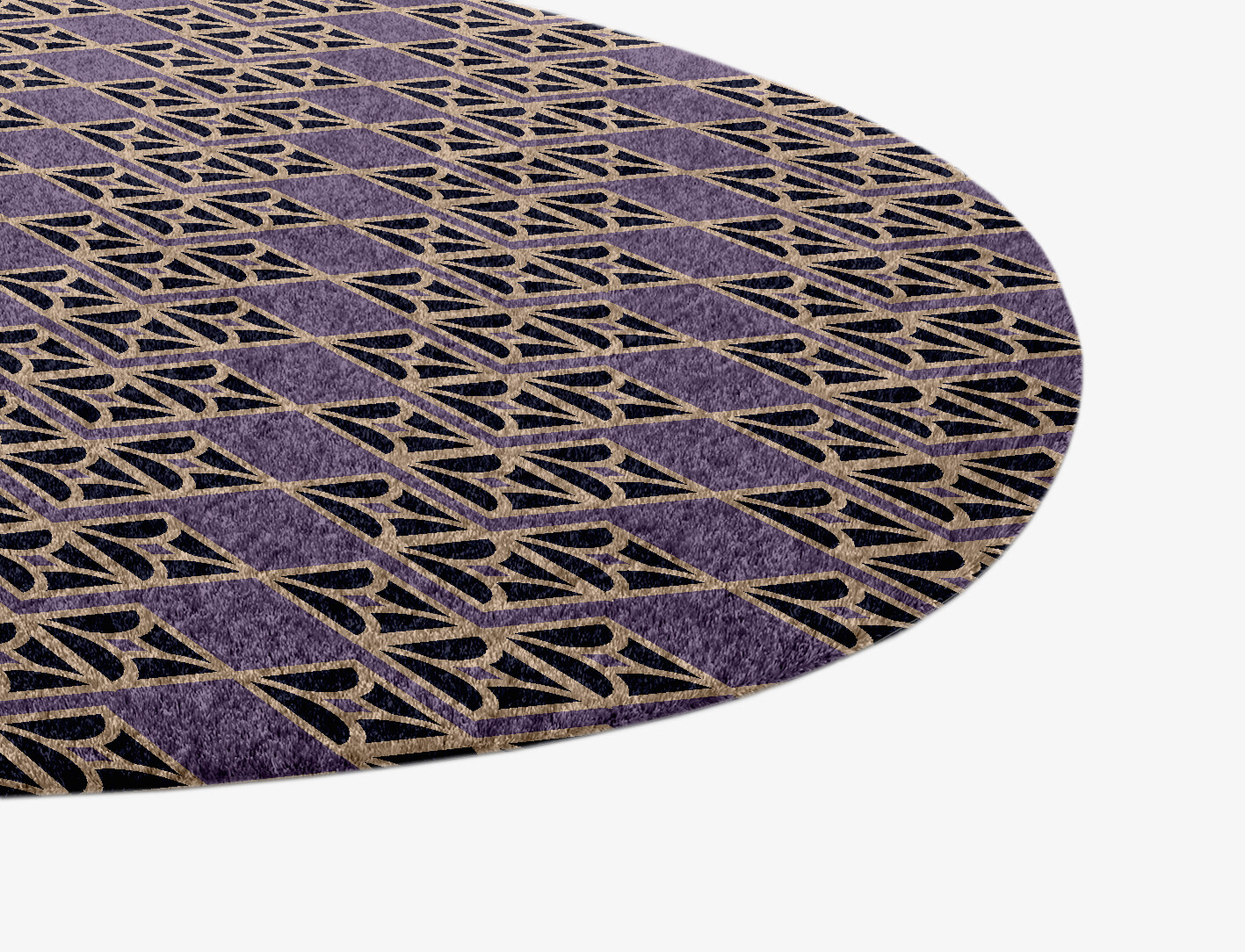 Vic Geometric Splash Hand Knotted Tibetan Wool Custom Rug by Rug Artisan