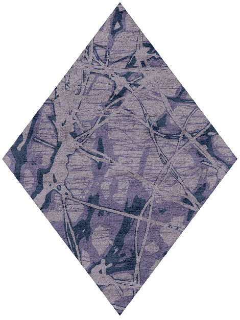 Viere Abstract Diamond Hand Tufted Bamboo Silk Custom Rug by Rug Artisan
