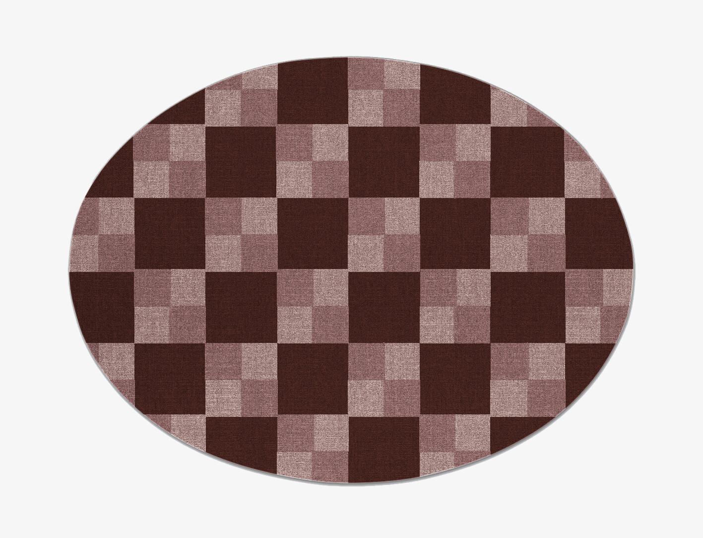 Vine Geometric Oval Flatweave New Zealand Wool Custom Rug by Rug Artisan
