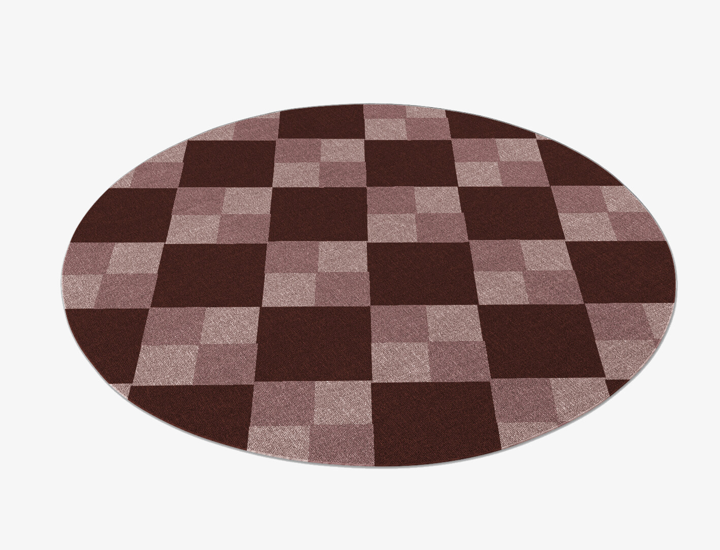 Vine Geometric Round Flatweave New Zealand Wool Custom Rug by Rug Artisan