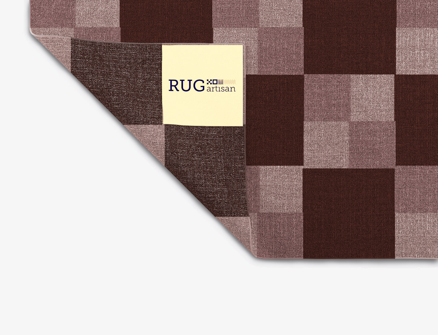Vine Geometric Square Flatweave New Zealand Wool Custom Rug by Rug Artisan