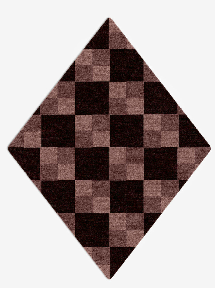 Vine Geometric Diamond Hand Knotted Tibetan Wool Custom Rug by Rug Artisan