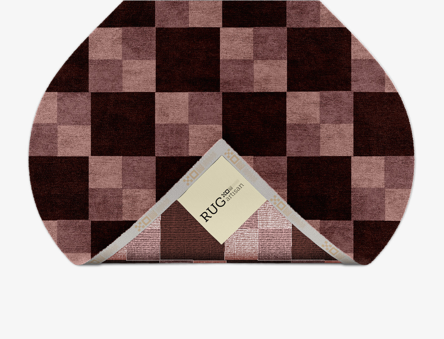 Vine Geometric Ogee Hand Knotted Bamboo Silk Custom Rug by Rug Artisan