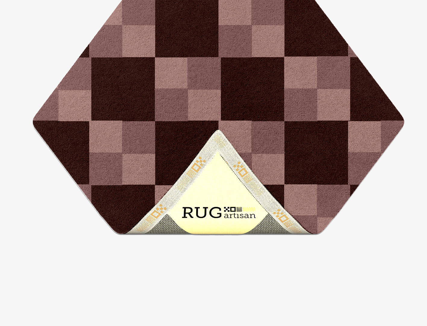 Vine Geometric Diamond Hand Tufted Pure Wool Custom Rug by Rug Artisan