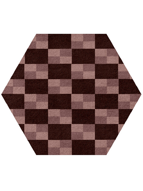 Vine Geometric Hexagon Hand Tufted Pure Wool Custom Rug by Rug Artisan