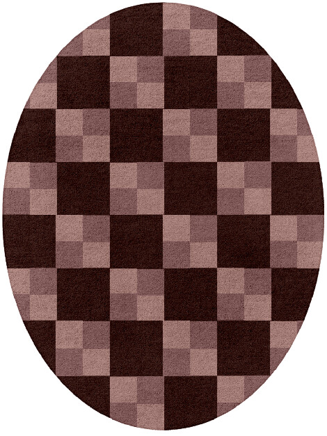 Vine Geometric Oval Hand Tufted Pure Wool Custom Rug by Rug Artisan