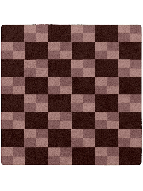 Vine Geometric Square Hand Tufted Pure Wool Custom Rug by Rug Artisan