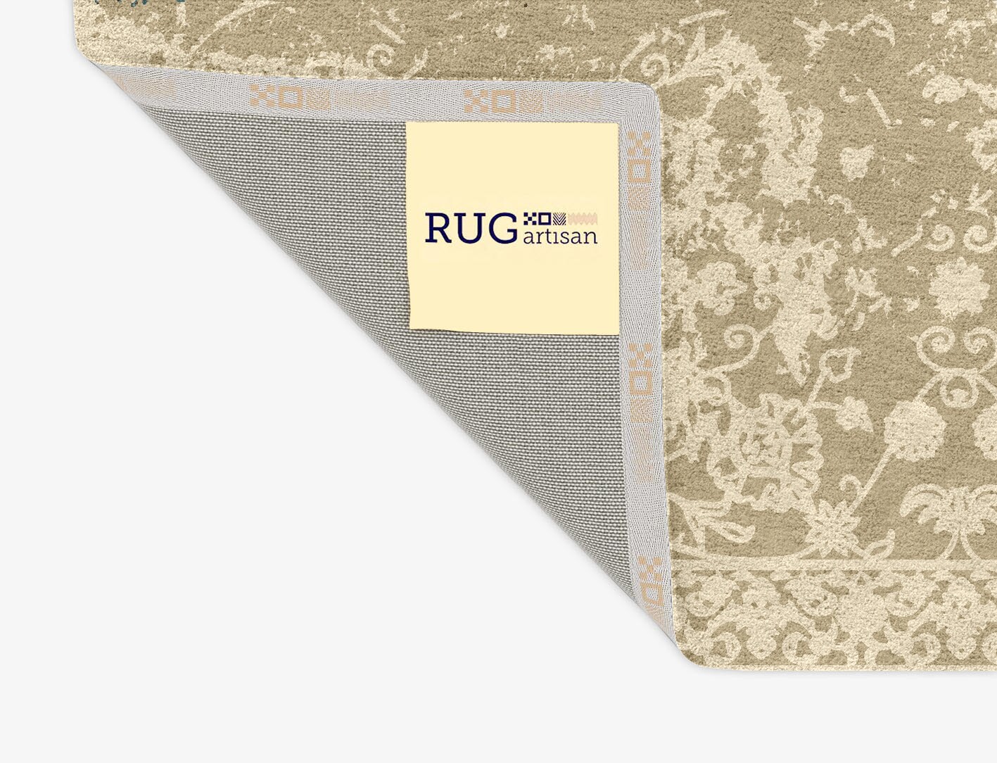 Vintage Merge Persian Bagh Rectangle Hand Tufted Pure Wool Custom Rug by Rug Artisan