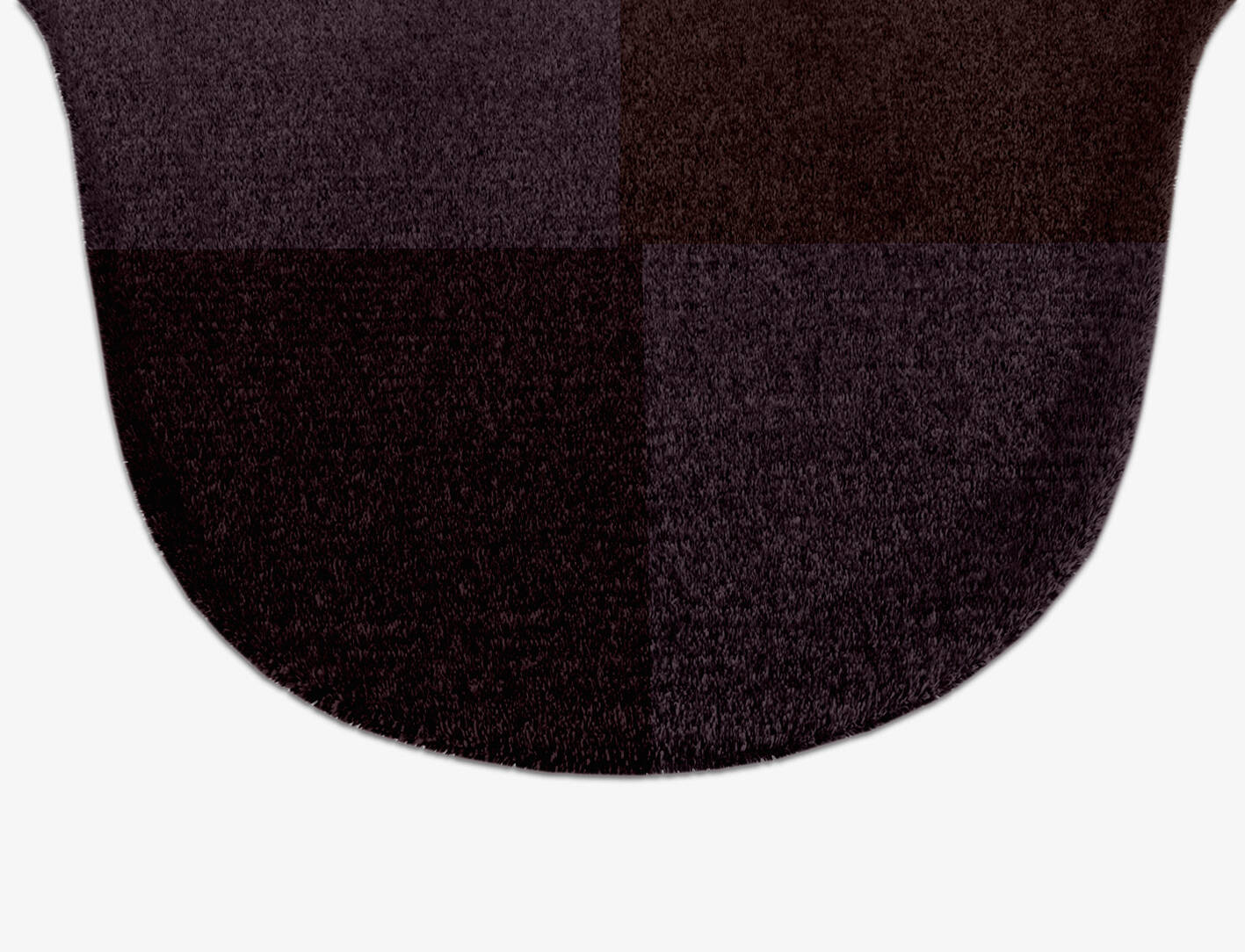 Violet Geometric Drop Hand Knotted Tibetan Wool Custom Rug by Rug Artisan