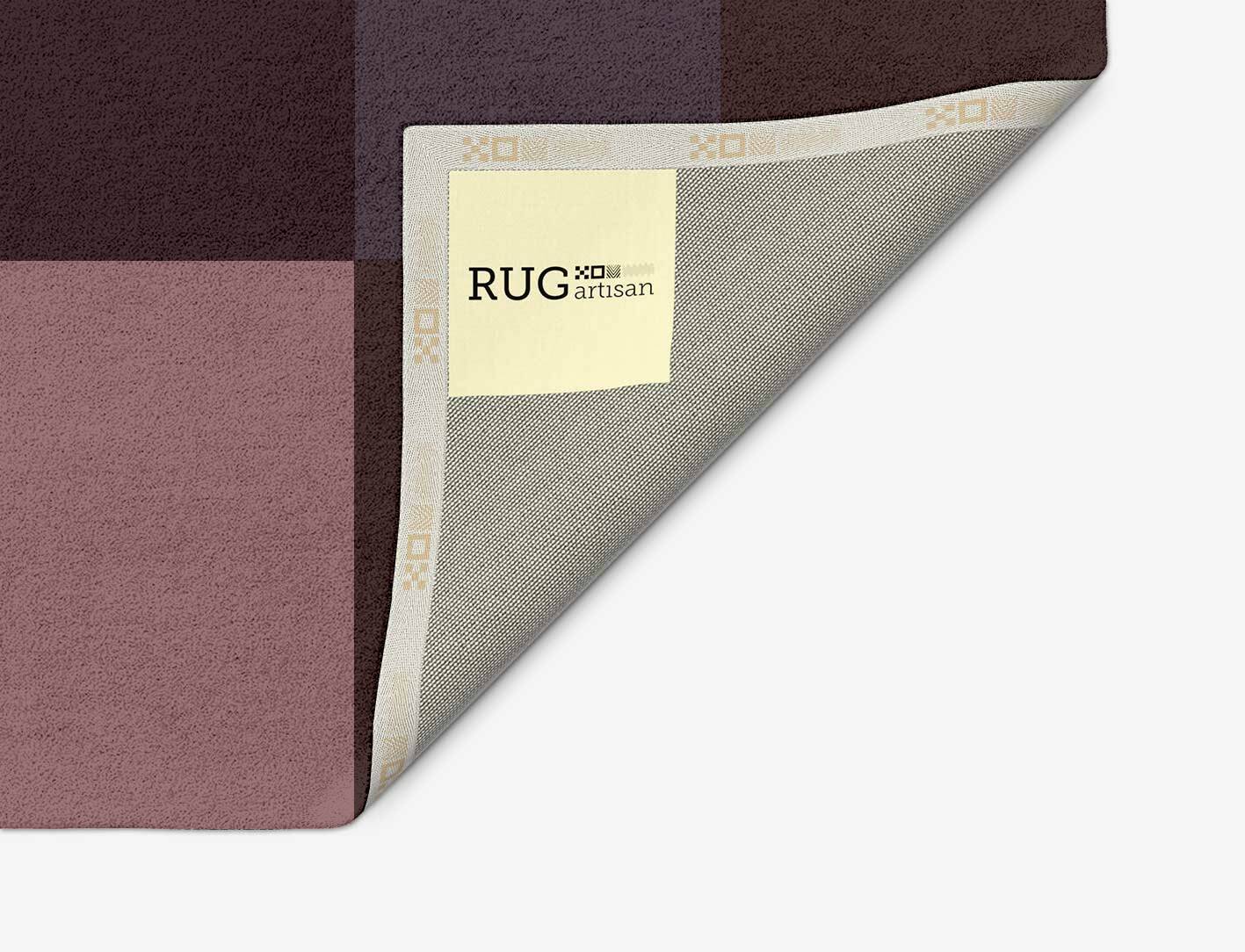 Violet Geometric Arch Hand Tufted Pure Wool Custom Rug by Rug Artisan