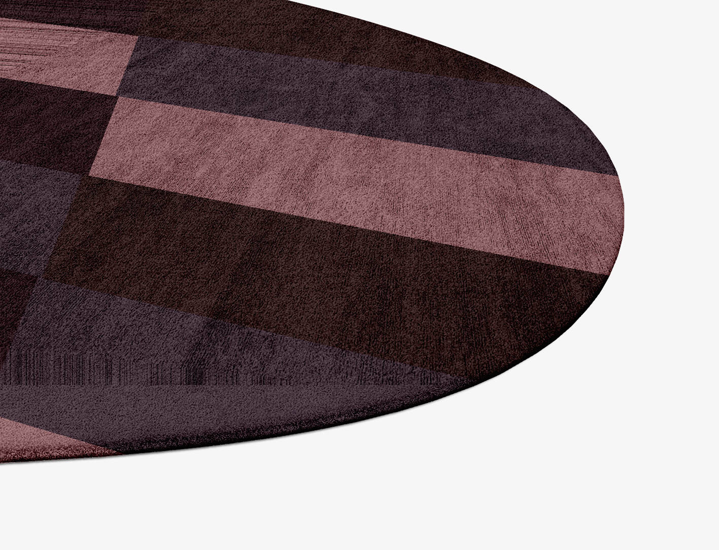Violet Geometric Splash Hand Tufted Bamboo Silk Custom Rug by Rug Artisan