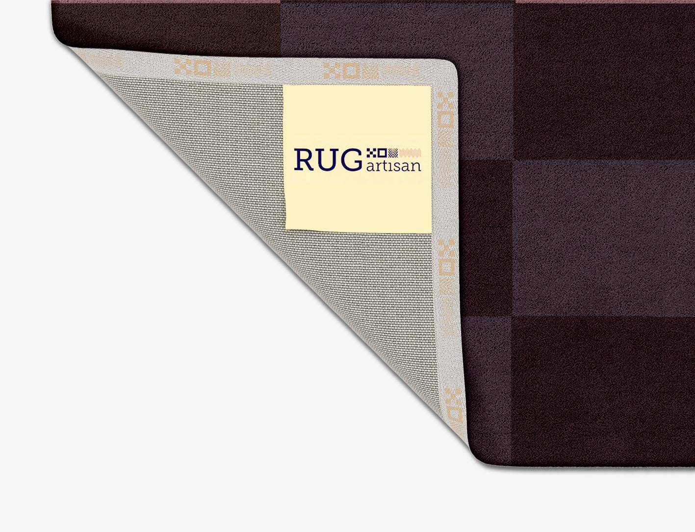 Violet Geometric Square Hand Tufted Pure Wool Custom Rug by Rug Artisan