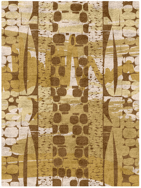 Vivere Abstract Rectangle Hand Tufted Bamboo Silk Custom Rug by Rug Artisan