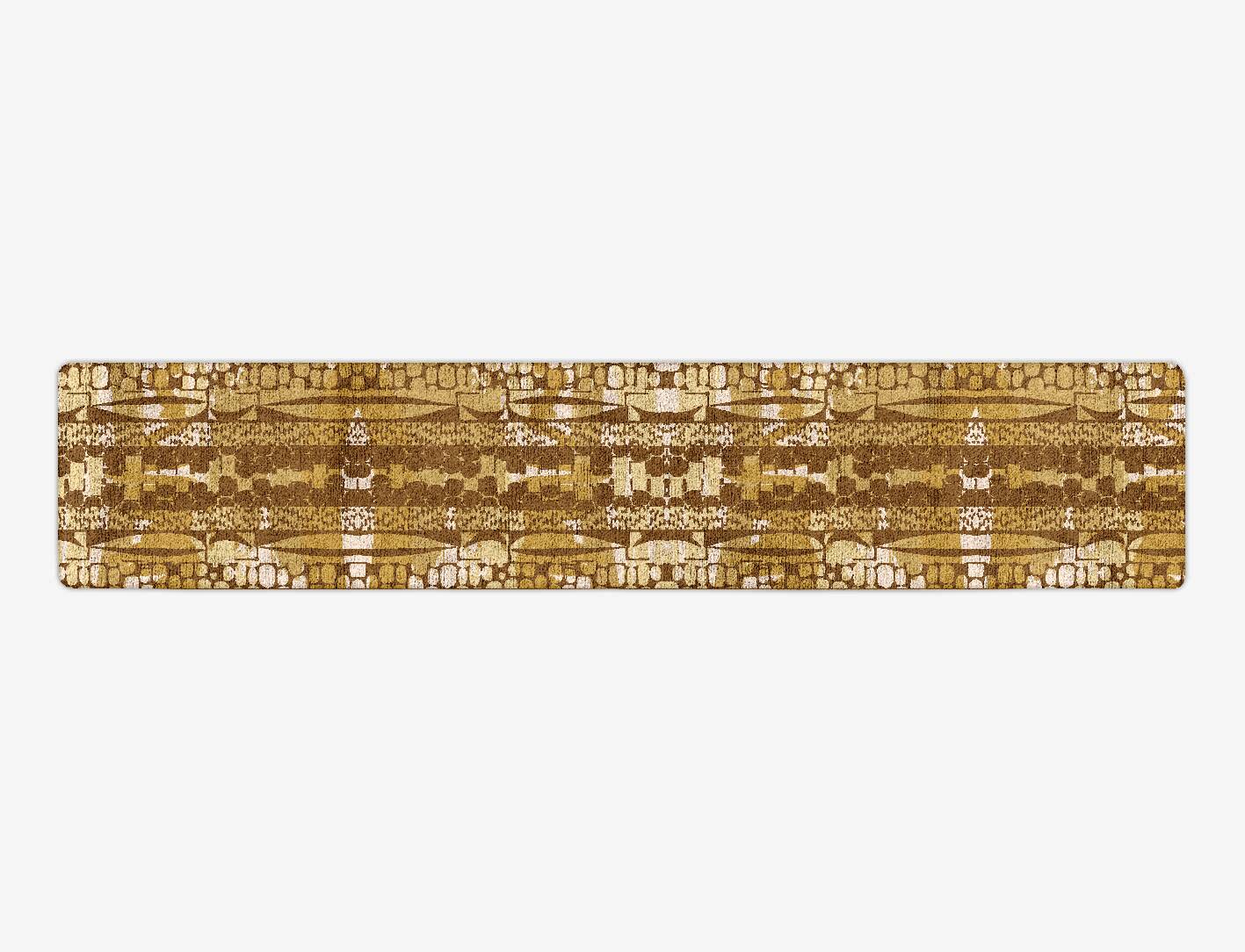 Vivere Abstract Runner Hand Tufted Bamboo Silk Custom Rug by Rug Artisan
