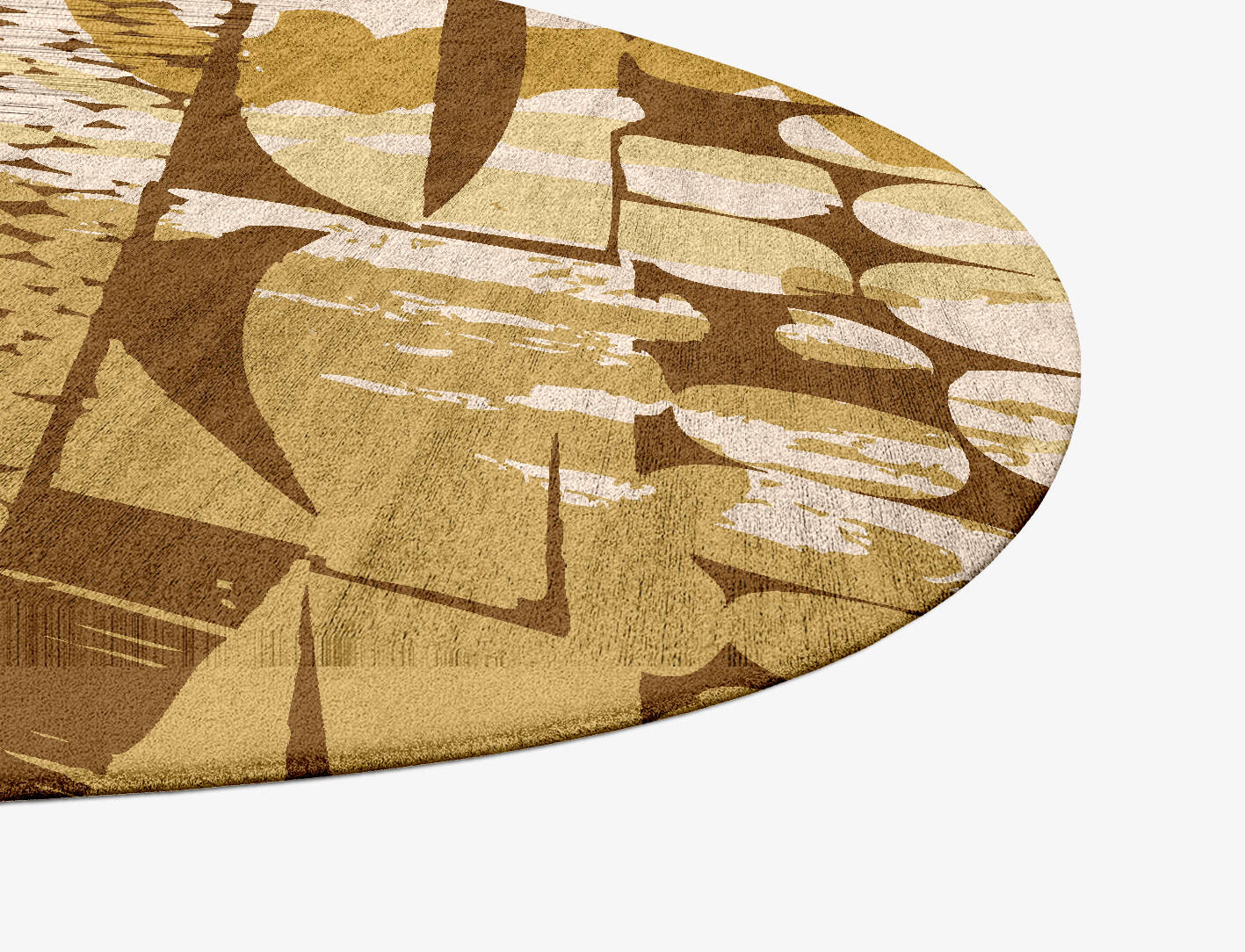 Vivere Abstract Splash Hand Tufted Bamboo Silk Custom Rug by Rug Artisan