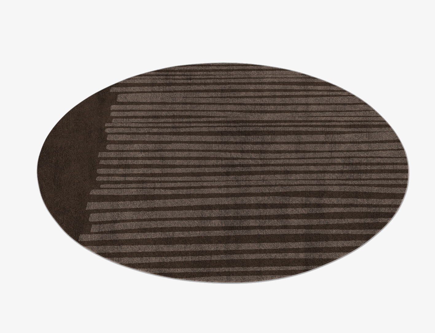 Wad Minimalist Round Flatweave Bamboo Silk Custom Rug by Rug Artisan