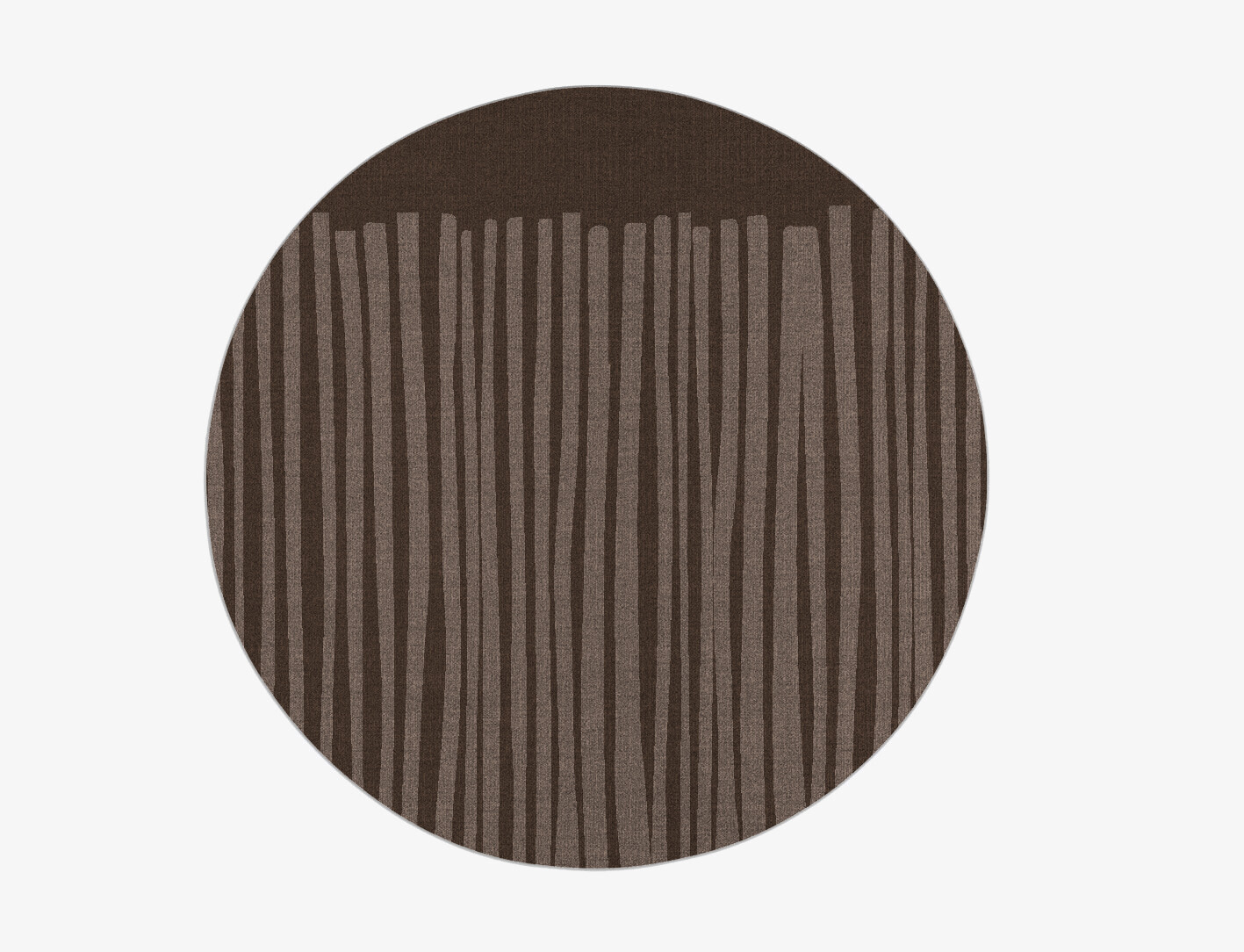 Wad Minimalist Round Flatweave New Zealand Wool Custom Rug by Rug Artisan