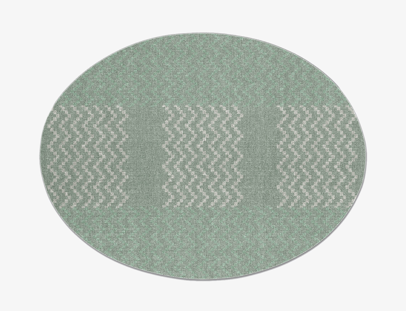 Waveweave Flatweaves Oval Flatweave New Zealand Wool Custom Rug by Rug Artisan