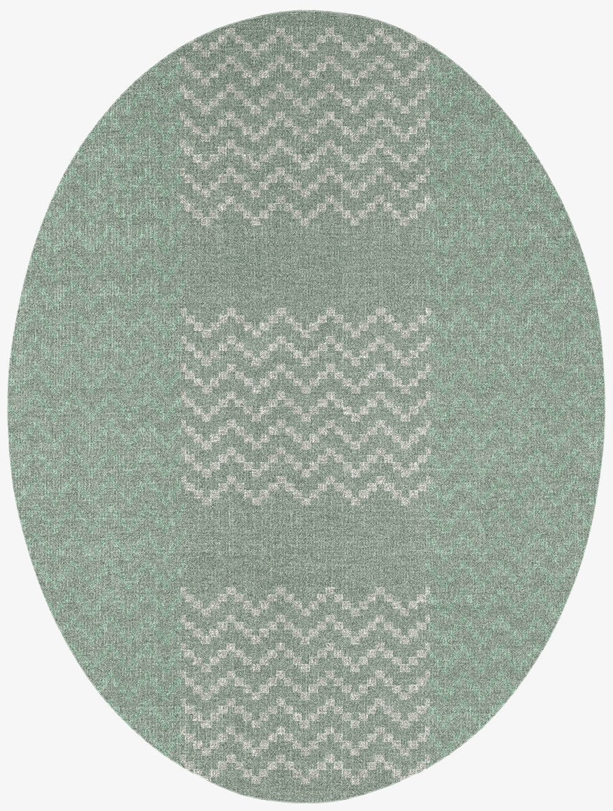 Waveweave Flatweaves Oval Flatweave New Zealand Wool Custom Rug by Rug Artisan