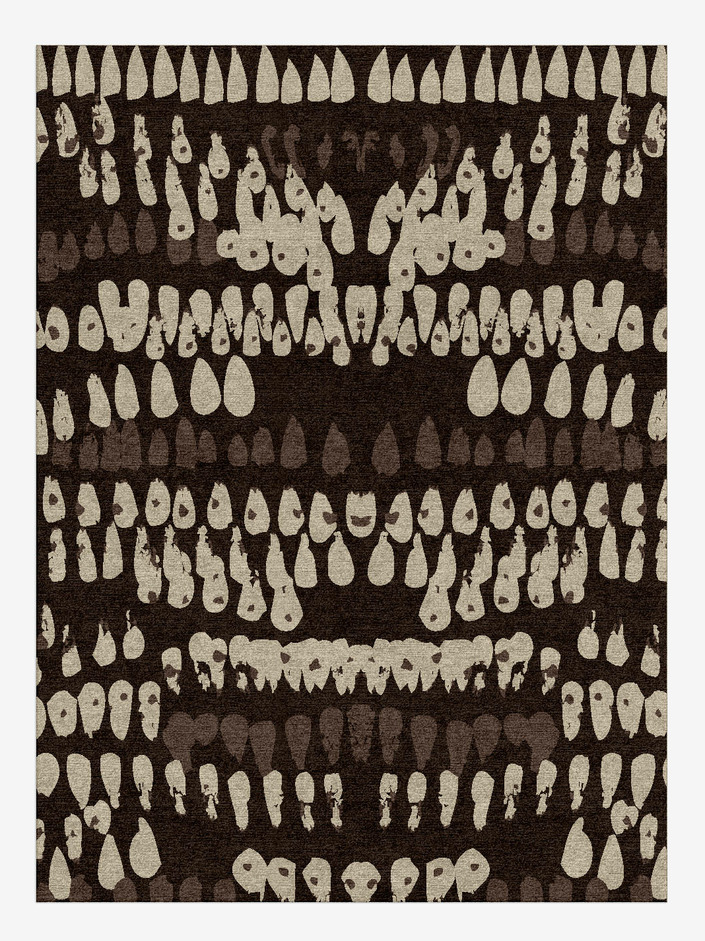Waxen Abstract Rectangle Hand Knotted Tibetan Wool Custom Rug by Rug Artisan