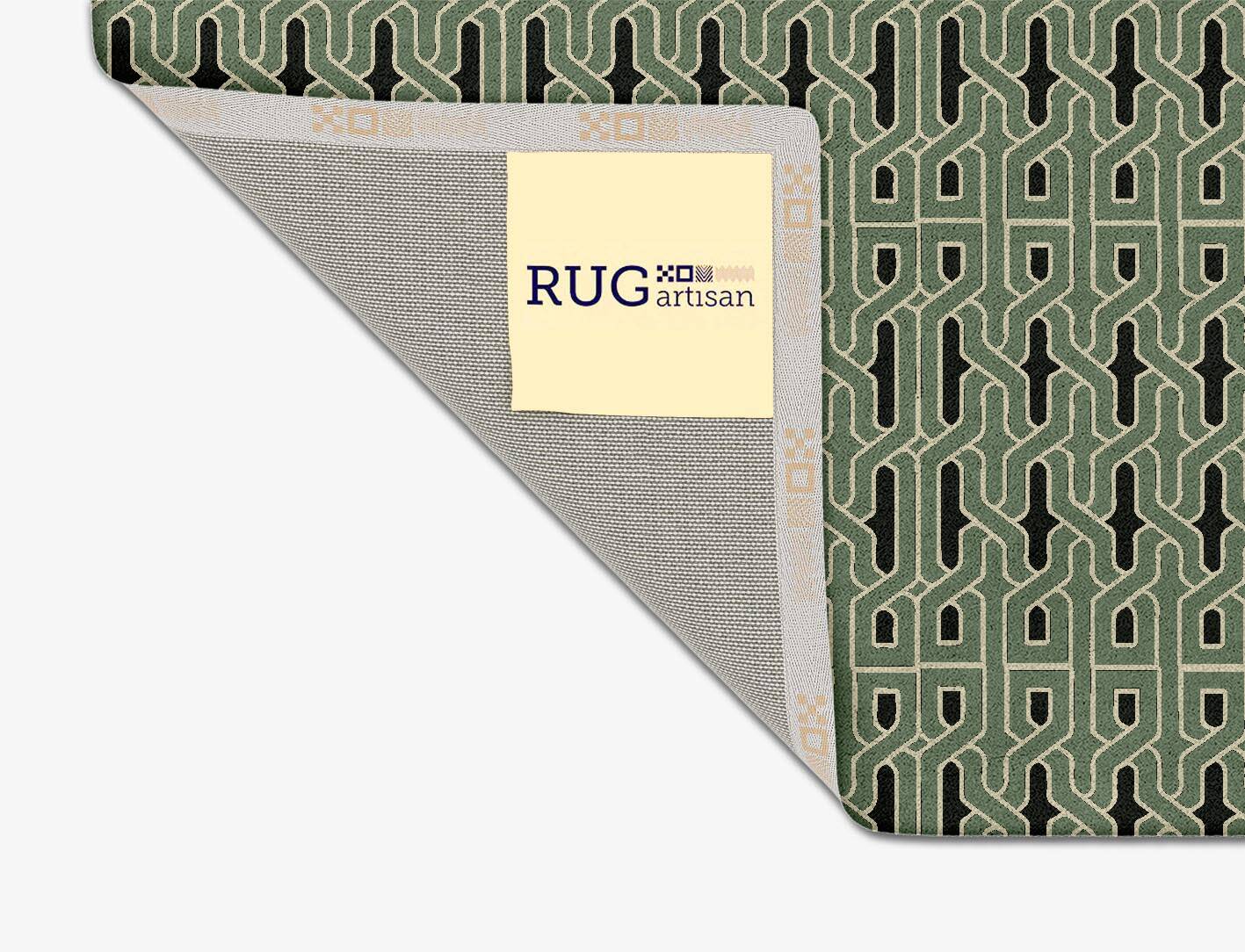 Weaves Modern Geometrics Square Hand Tufted Pure Wool Custom Rug by Rug Artisan