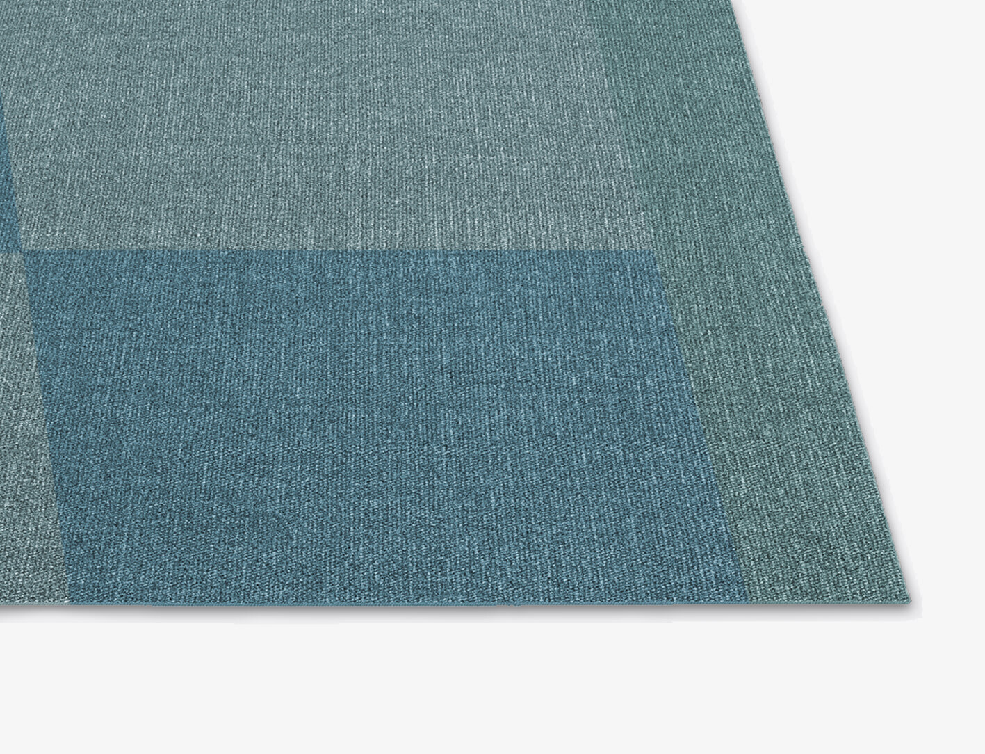 Weevil Geometric Square Flatweave New Zealand Wool Custom Rug by Rug Artisan