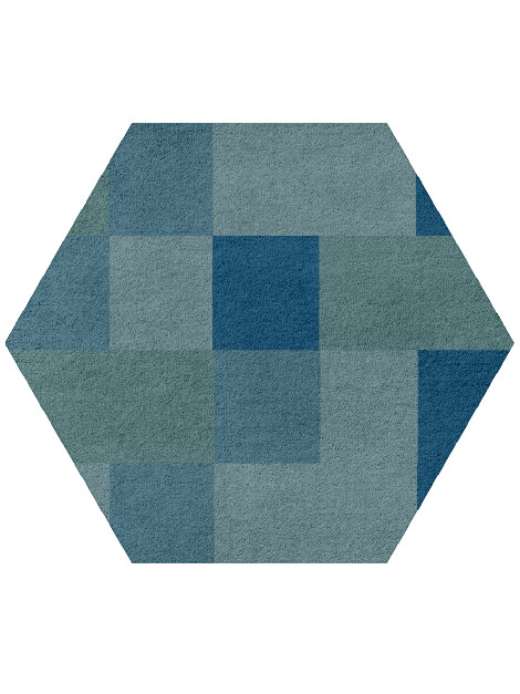 Weevil Geometric Hexagon Hand Tufted Pure Wool Custom Rug by Rug Artisan