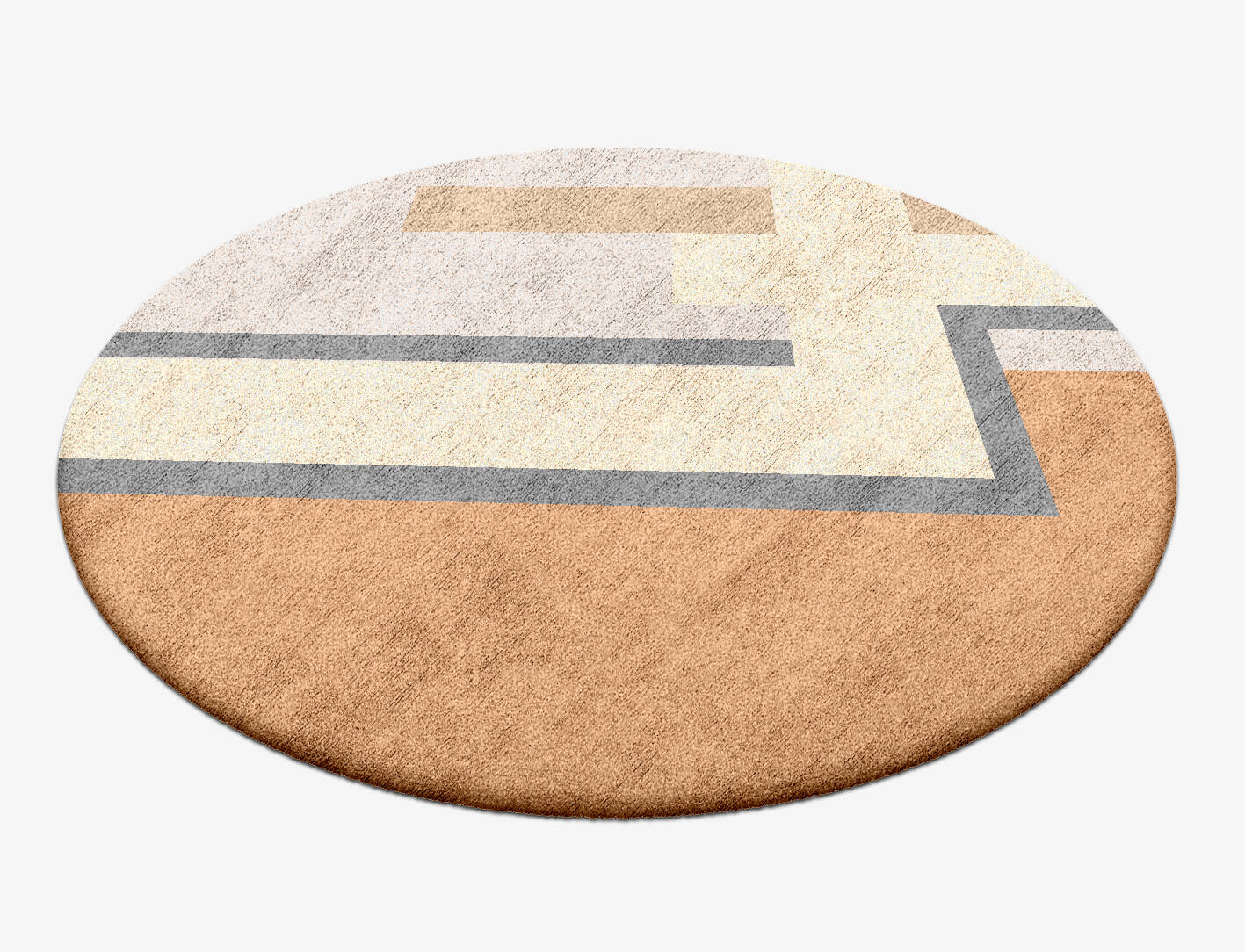 Whim  Round Hand Tufted Bamboo Silk Custom Rug by Rug Artisan