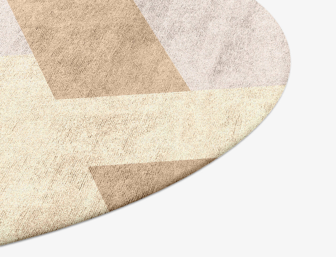 Whim  Round Hand Tufted Bamboo Silk Custom Rug by Rug Artisan