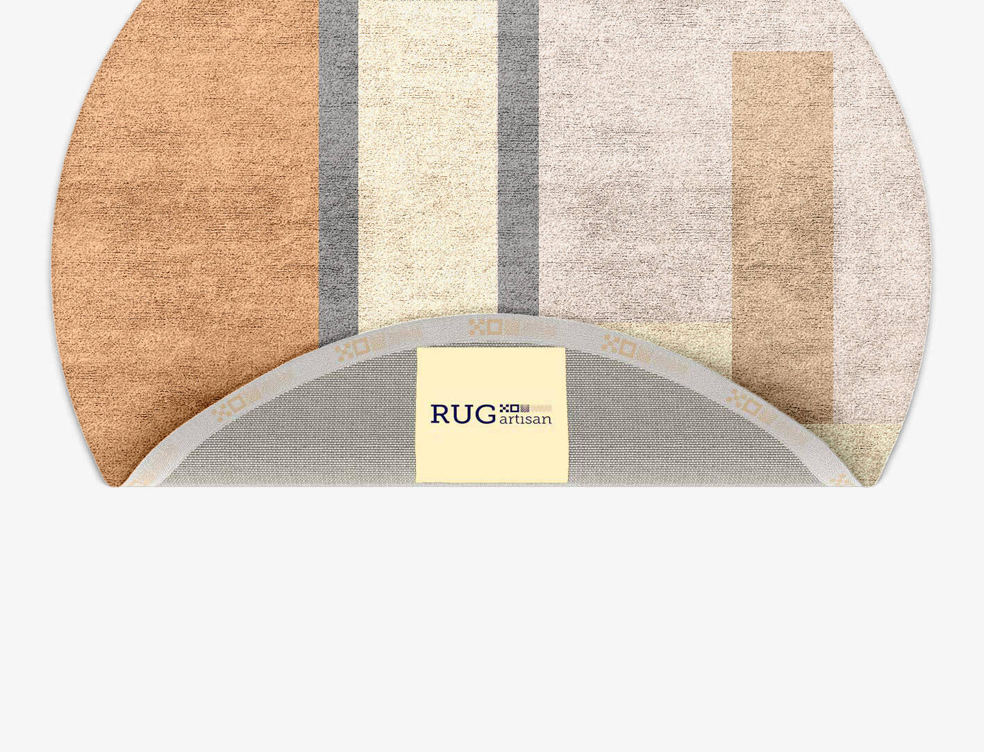 Whim  Round Hand Tufted Bamboo Silk Custom Rug by Rug Artisan