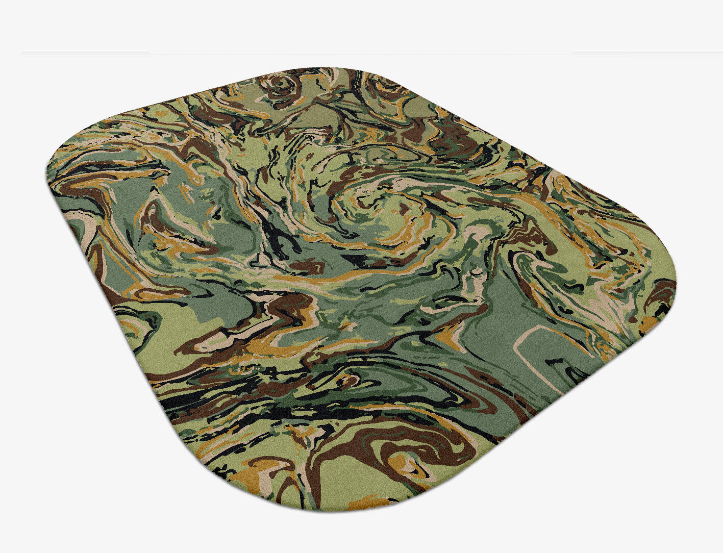 Whirly-8 Abstract Oblong Hand Tufted Pure Wool Custom Rug by Rug Artisan