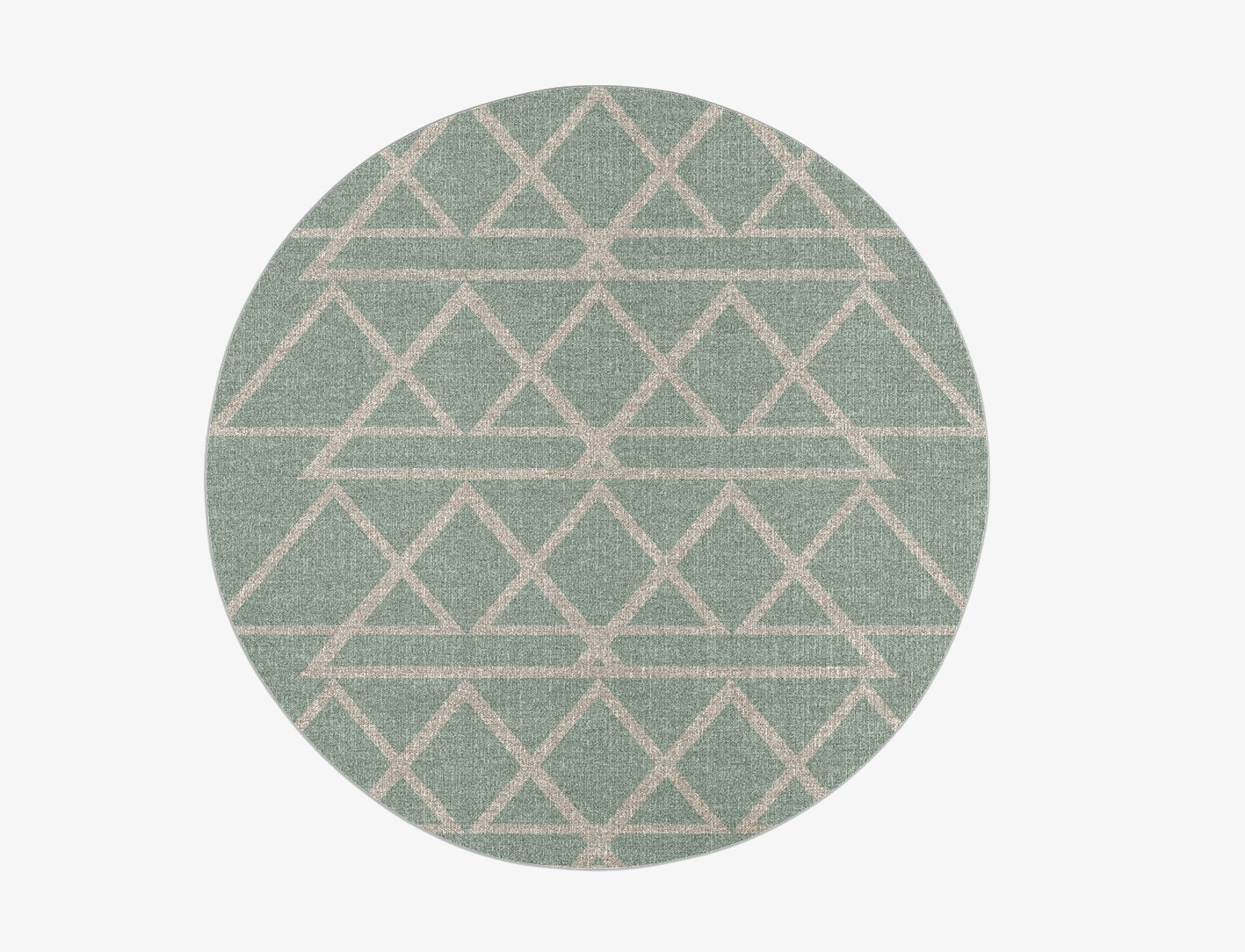 Wilkins Minimalist Round Flatweave New Zealand Wool Custom Rug by Rug Artisan