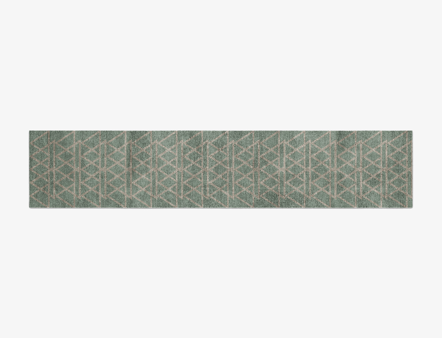 Wilkins Minimalist Runner Flatweave Bamboo Silk Custom Rug by Rug Artisan