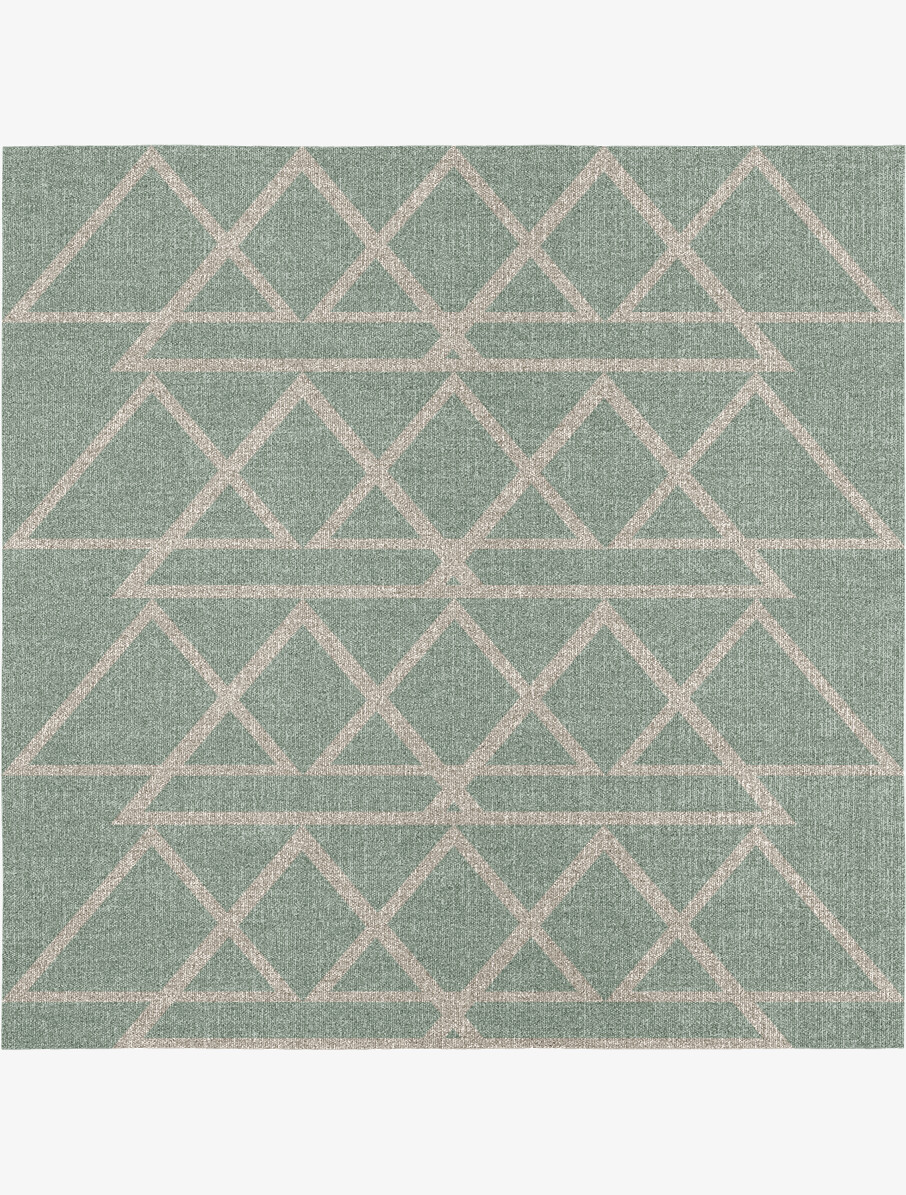 Wilkins Minimalist Square Flatweave New Zealand Wool Custom Rug by Rug Artisan