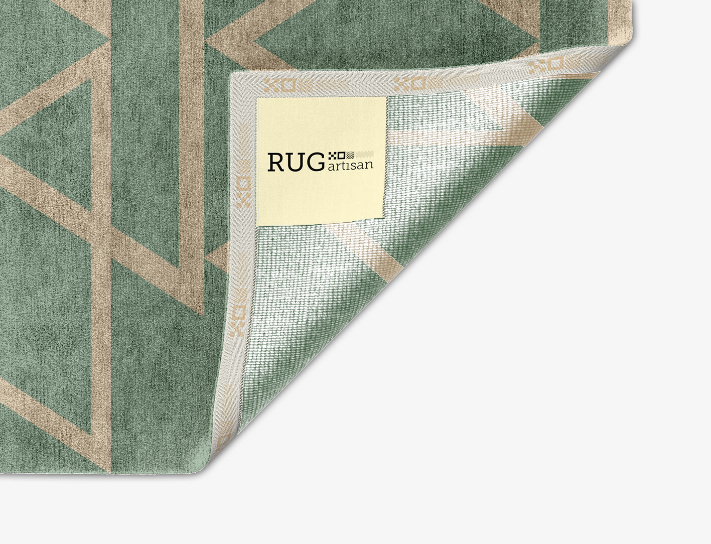 Wilkins Minimalist Arch Hand Knotted Bamboo Silk Custom Rug by Rug Artisan