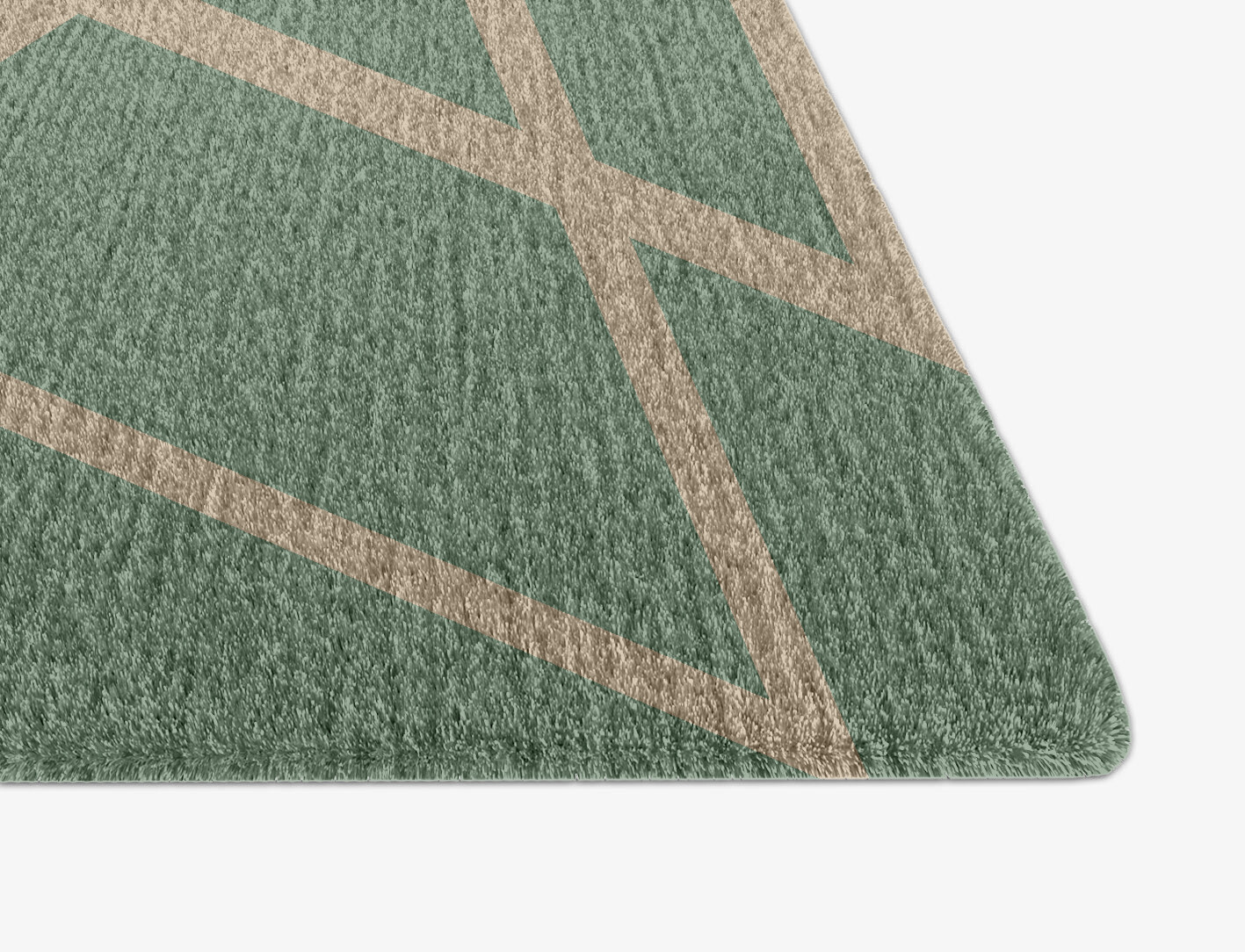 Wilkins Minimalist Arch Hand Knotted Tibetan Wool Custom Rug by Rug Artisan