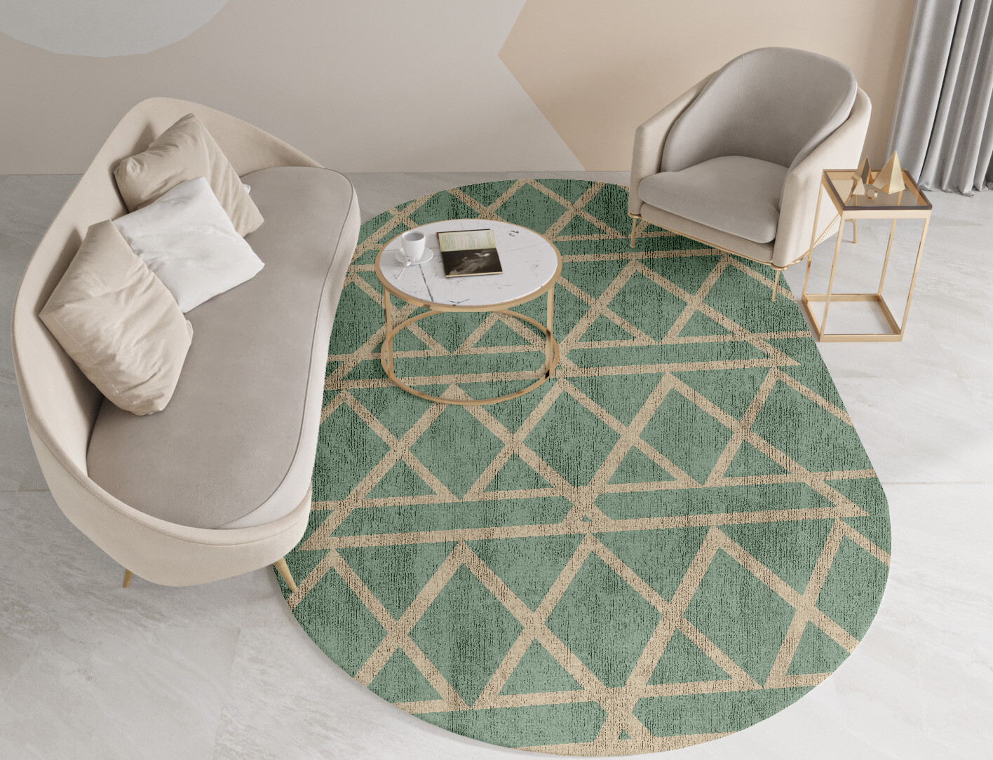 Wilkins Minimalist Capsule Hand Knotted Bamboo Silk Custom Rug by Rug Artisan