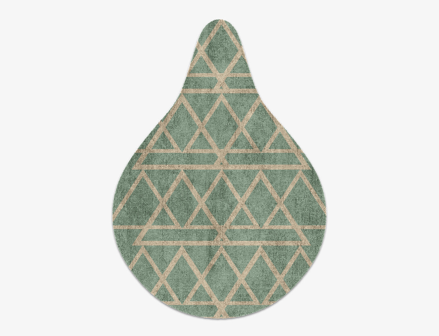 Wilkins Minimalist Drop Hand Knotted Bamboo Silk Custom Rug by Rug Artisan
